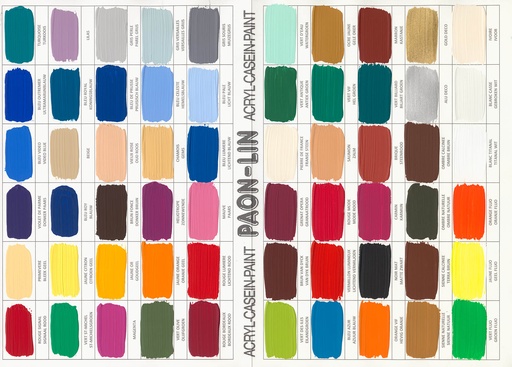 [PNUA-A3] Color charts PaonLin